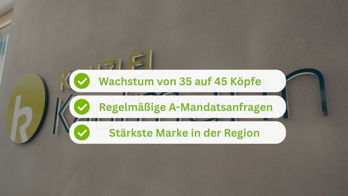 Kanzlei Kaufmann &uuml;ber die Zusammenarbeit mit TaxIt